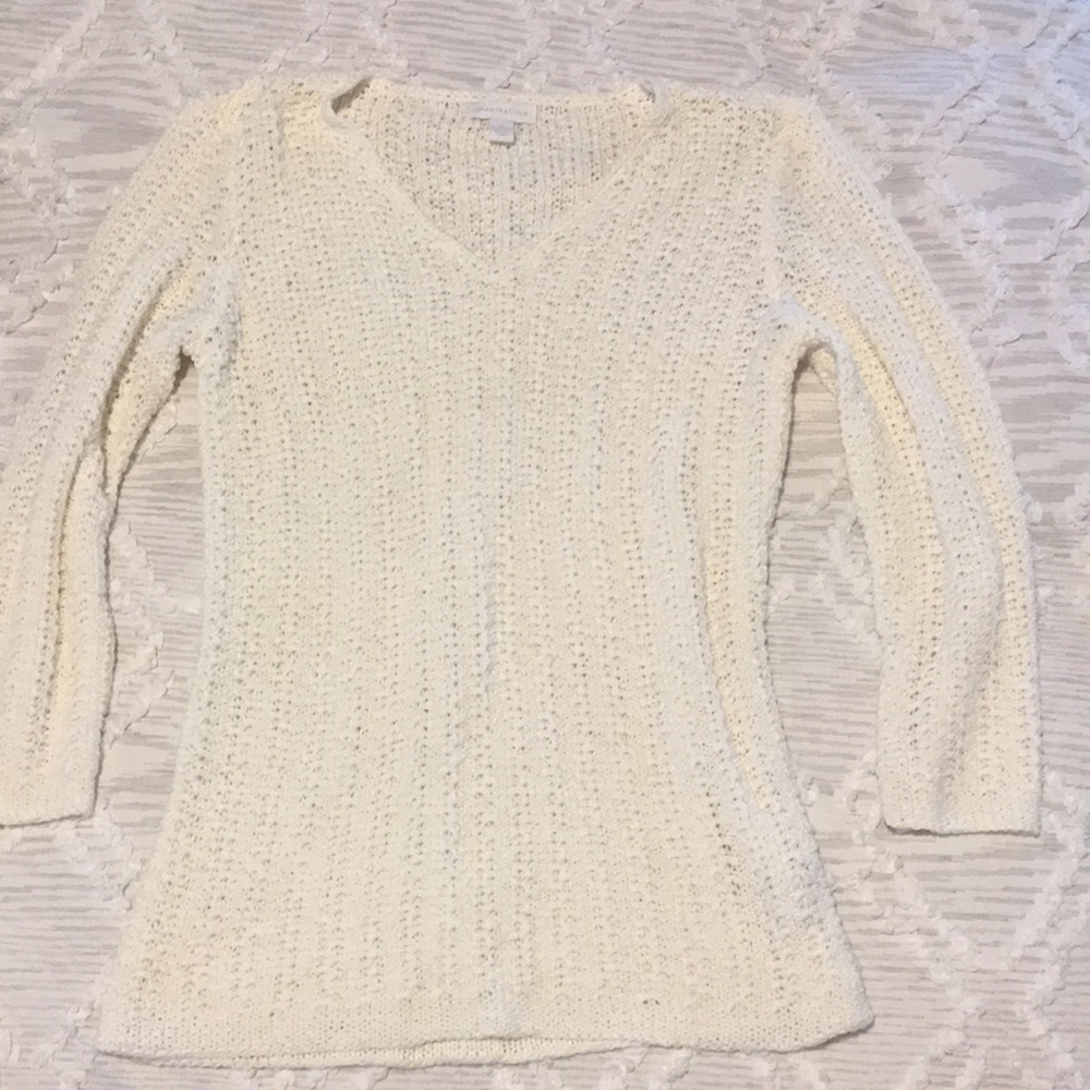 Cream knit sweater